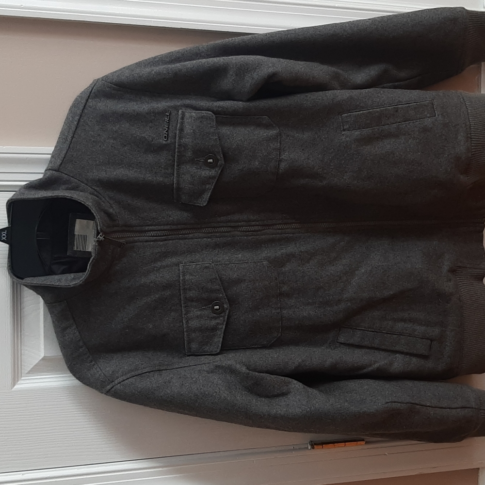 O'Neill - Heather Grey Mens medium jacket/coat
